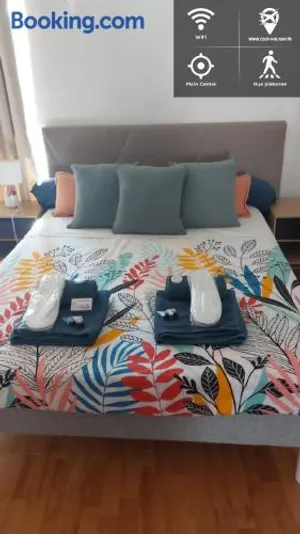 Image of **** VERY CENTRAL Ajaccio 36 rue Fesch, cosy flat in city center pedestrian street, up to 4 people ****