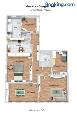 Image of Work & Stay in Celle mit Badewanne und Küche