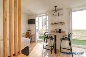 Image of Joli studio climatisé avec terrasse - Lyon centre