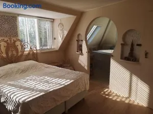 Image of Modern Cozy Asian Style bedroom with Kingsize Spa bath