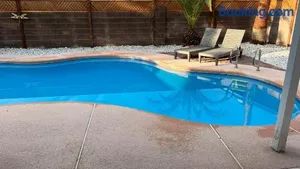 Image of Large Pool & Patio Cozy Single Story Family House