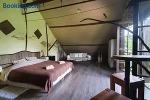 Image of unique room with great view in a former old barn