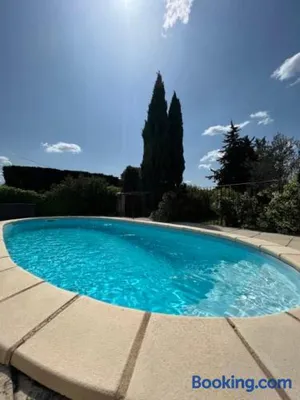 Image of L'Isle en coeur air-conditioned house with garden and swimming pool