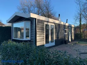 Image of Ideaal Veluwe bos Chalet met sfeervolle Pelletkachel