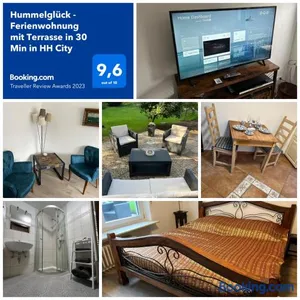 Image of Hummelglück - Ferienwohnung mit Terrasse in 30 Min in HH City