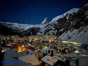Image of Modern self-catering apartment with Matterhorn views