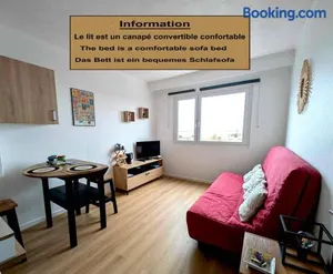 Image of Studio plage, vue mer et dragon, garage pour moto