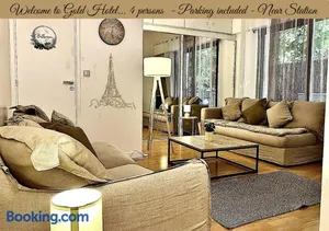 Image of Gold Hotel - Terrasse et parking