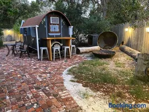 Image of Gypsy Van Tiny House with Unique Outdoor Bathroom, WIFI & Firepit