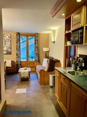Image of Confort cosy, piscine et spa au pied du MontBlanc