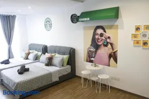 Image of Cozy Suite StarBus! Zetapark! Above Shopping Mall! FREE Wifi FREE Parking