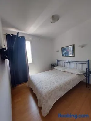 Image of Sea view front beach apartment deluxe near Nice airport