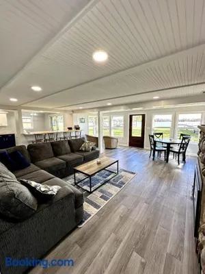 Image of Lakefront Escape Dock Fire Pit Sleeps 14