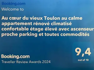 Image of Au cœur du vieux Toulon au calme appartement rénové climatisé confortable étage élevé avec ascenseur proche parking et toutes commodités