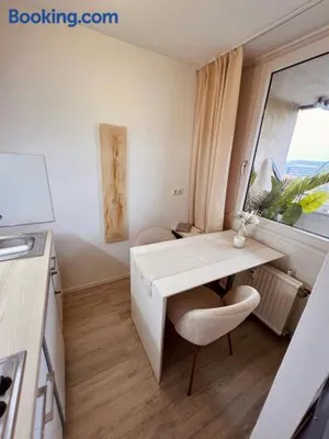 Image of Penthouse studio apartment with terrace near Audi