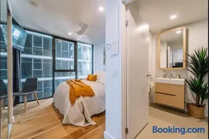 Image of Modern Compact Studio Separate Bathroom