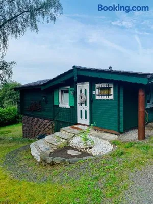 Image of gemütliches Blockhaus - das Hundeparadies am Wald