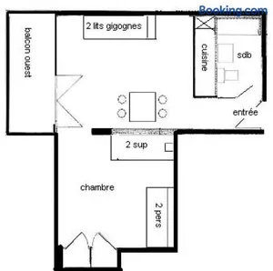 Image of Résidence La Taiga - 2 Pièces 5 pers - LA TAIGA - 015TA - PLAGNE CENTRE MAE-1614