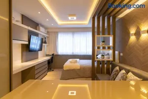 Image of Luxuoso Apto Batel Em Frente Ao Shopping Curitiba - Piscina, Sauna e Academia