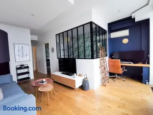 Image of Appartement rénové une chambre avec espace de travail