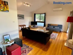 Image of Spacious getaway with panoramic water & mountain views