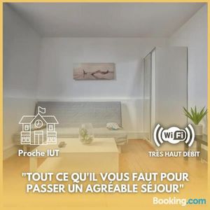 Image of Faubourg d'Isle 6 Studio Cosy proche gare IUT