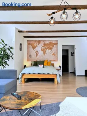 Image of Studio-Apartment mit Garten, Parkplatz & Küche