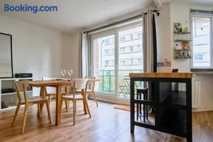 Image of Apartment balconyparking space near train station