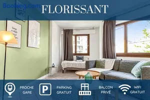 Image of HOMEY FLORISSANT - Proche Gare / Parking gratuit / Balcon privé / Wifi gratuit