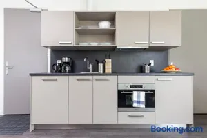 Image of New Delft City view central modern family top floor apartment Utopia 20e