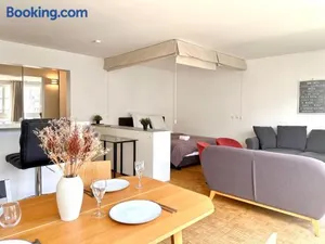 Image of Chic Modern Studio Steps from Luxembourg Gardens Henri Barbusse