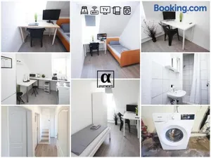 Image of ALFA 2 Zimmer Apartment Stuttgart 2BR TV WIFI WM nahe Daimler l WIFI & SmartTV I 2 Rooms l Bathroom I Kitchen