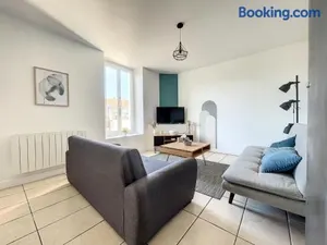 Image of Le Havre des Ecoles - 2chambres-Rez de jardin et Parking-BBQ