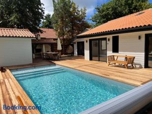 Image of Cap Ferret - Villa Sérénité - piscine, proche Océan et Bassin, classée 4 étoiles Meublé de tourisme