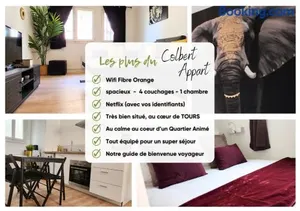 Image of "Colbert' Appart" 1 chambre - Refait à neuf - proche Cathédrale Saint Gatien