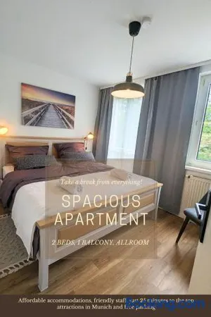 Image of ALLROOM Modernes Apartment in Unterschleißheim Nur 20 Minuten nach München