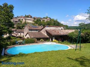 Image of Au cœur de Bruniquel - Magnifique villa en pierres pour 7 personnes - Piscine privée - Poêle - Vue imprenable sur le village - Jardin - Garage