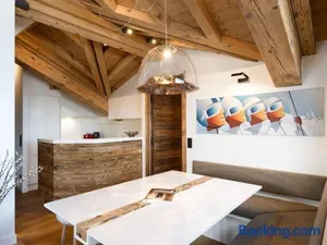 Image of Appartement Contemporain avec Sauna, Cheminée et Parking au Centre de Courchevel 1850 - FR-1-564-35