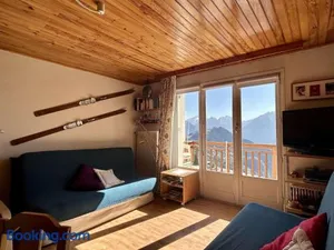 Image of Appartement cosy 2 pièces 4 pers, proche télésiège, retour skis aux pieds - Vieil Alpe - FR-1-405-338