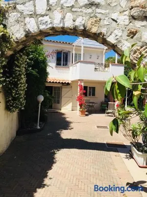 Image of Sea view front beach apartment deluxe near Nice airport