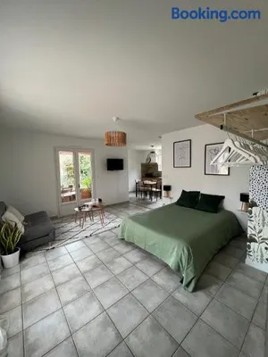 Image of Grand studio avec véranda et parking