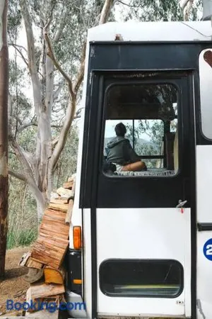 Image of Bus & Hot Tub Secluded Eco Forest Retreat