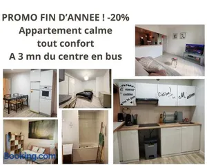 Image of Appart chartreux baignoire massante ,à 3 minutes du centre en bus! 2 étoiles Atout France