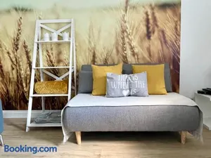 Image of FeWo Studio 'Ein Bett im Kornfeld', Küche, 30qm, Souterrain