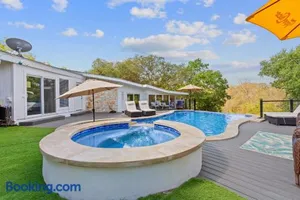 Image of Your OASIS Nestled IN Wooded River Views, POOL!