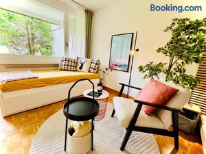Image of New, central studio with garden terrace and much privacy