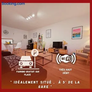 Image of Appartement Cosy Proche Gare - Fibre Optique et Parking