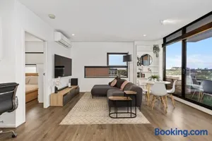 Image of Stunning City Views Apt w Balcony & Study Desk!