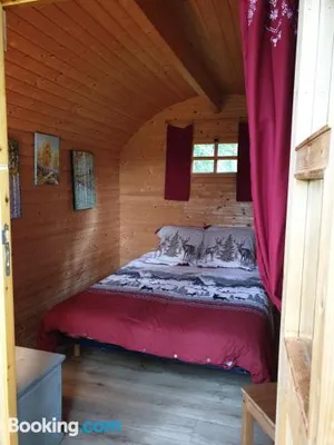 Image of White wood lodge