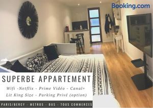 Image of Superbe appartement Paris/Bercy (12e) wifi&Netflix